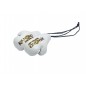Kanong Hanging Thai Boxing Gloves : White